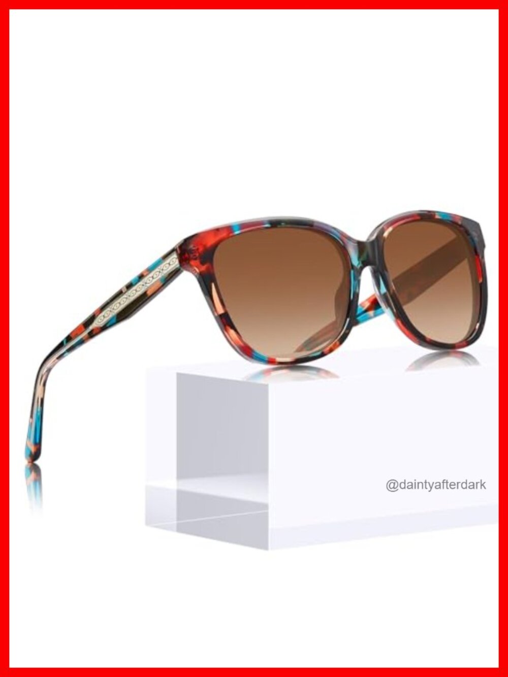 CARFIA Square Polarized Sunglasses for Women UV Protection